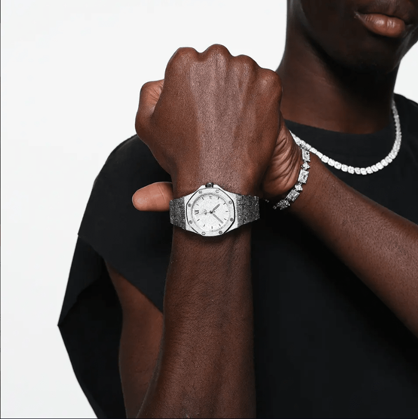 Moonlight White Frosted Gold: Timeless Luxury for Modern Couples - Icegang.us