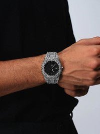 Designed to Shine: The Crown Diamond Oak Luxury Watch - Icegang.us