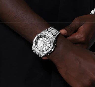 Light Luxury Redefined with ICEGANG White Kaleidoscope Watch - Icegang.us