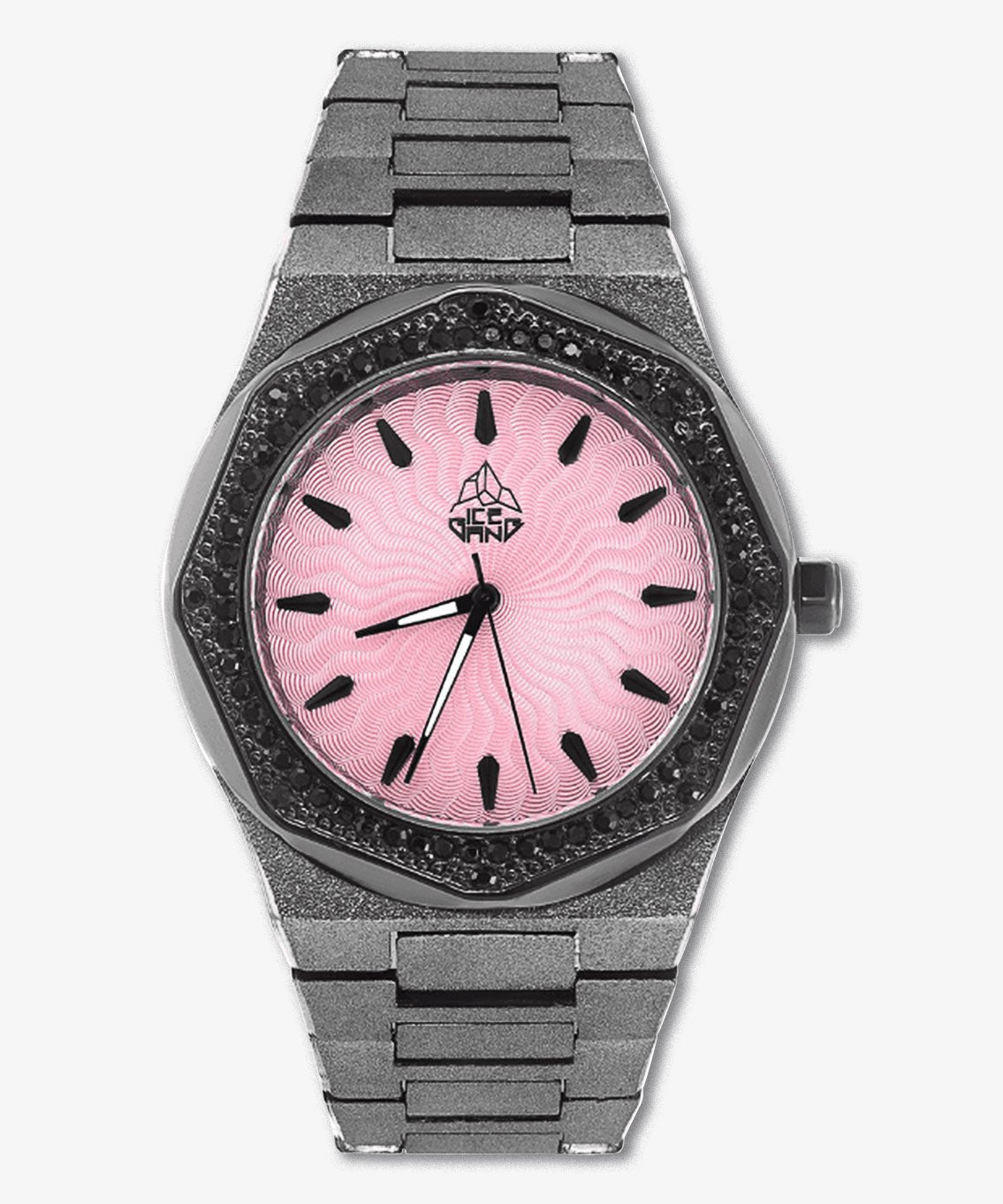 ICEGANG Sun God Series Frosted Gold Full Diamond Watch - icegang.us