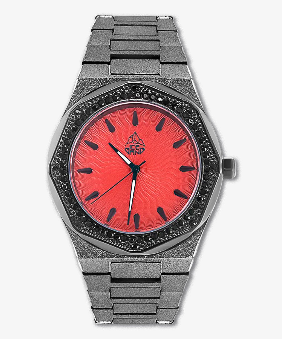 ICEGANG Sun God Series Frosted Gold Full Diamond Watch - icegang.us