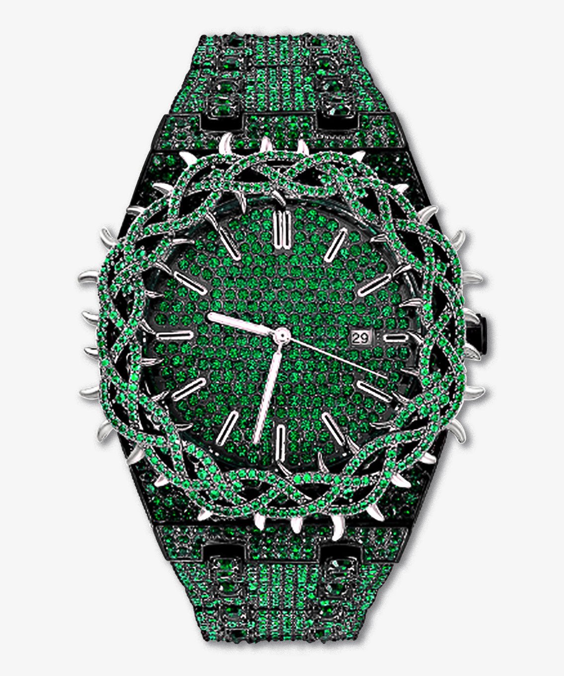 ICEGANG Thorn Series Crown Diamond Oak Watch（Limited Edition） - icegang.us