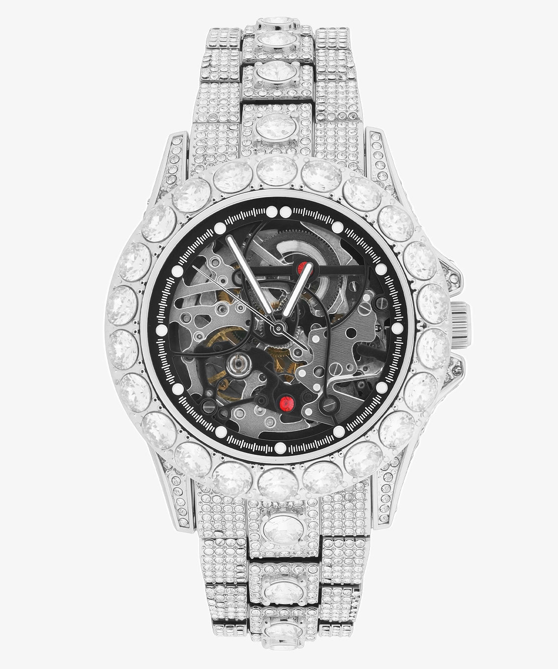 ICEGANG Skeleton Series Mechanical Full Diamond Watch - Icegang.us