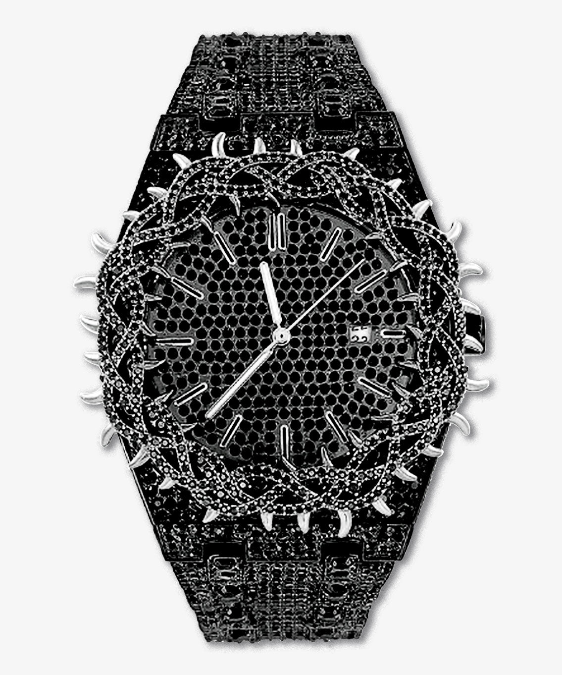 ICEGANG Thorn Series Crown Diamond Oak Watch（Limited Edition） - icegang.us