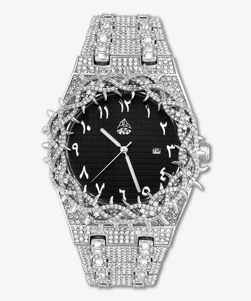 ICEGANG Thorn Series Crown Diamond Oak Watch（Limited Edition） - icegang.us