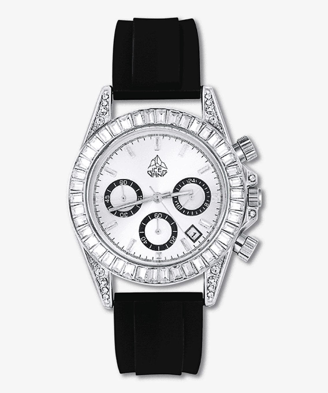 ICEGANG Rock Sugar Three - Eye Series Ring Diamond Watch - icegang.us