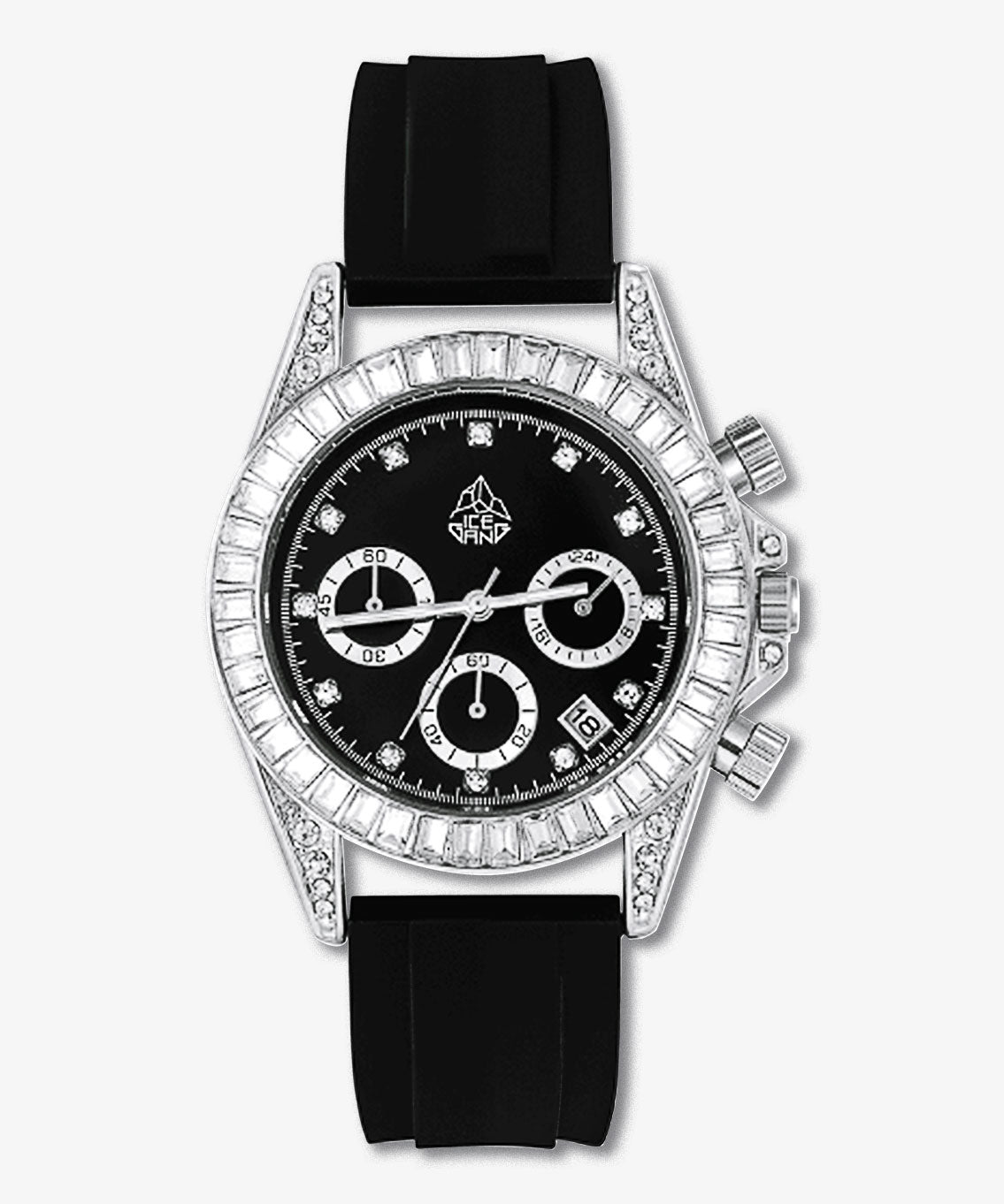 ICEGANG Rock Sugar Three - Eye Series Ring Diamond Watch - icegang.us