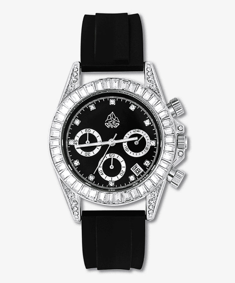ICEGANG Rock Sugar Three - Eye Series Ring Diamond Watch - icegang.us