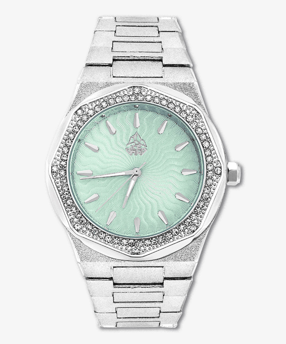 ICEGANG Sun God Series Frosted Gold Full Diamond Watch - icegang.us