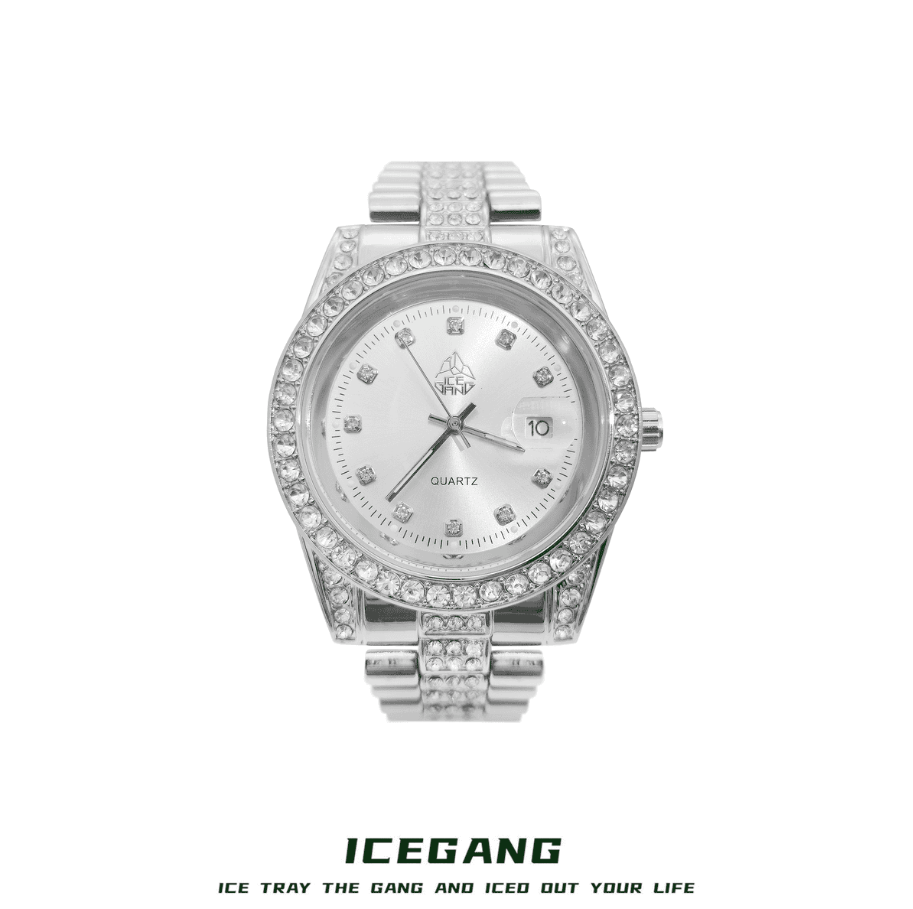 ICEGANG watch men and women couple fashion trend temperament light luxury quartz watch