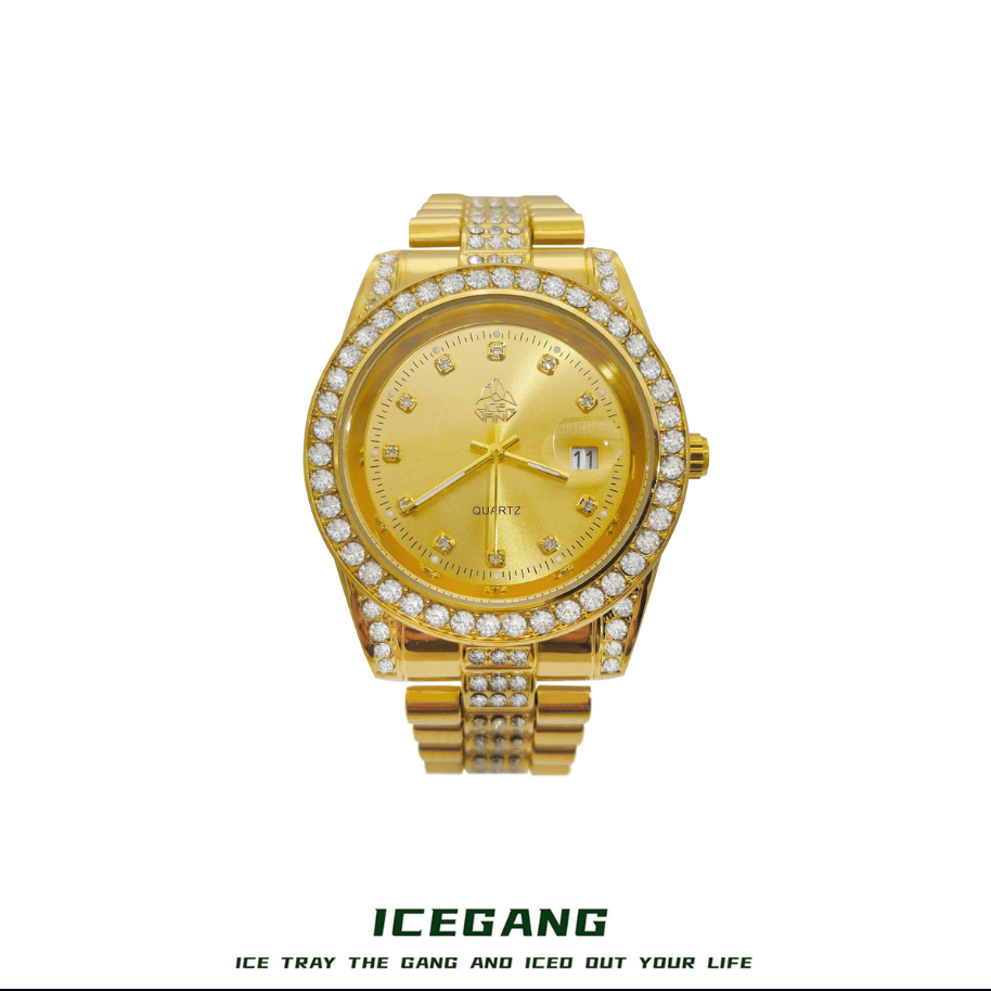 ICEGANG watch men and women couple fashion trend temperament light luxury quartz watch