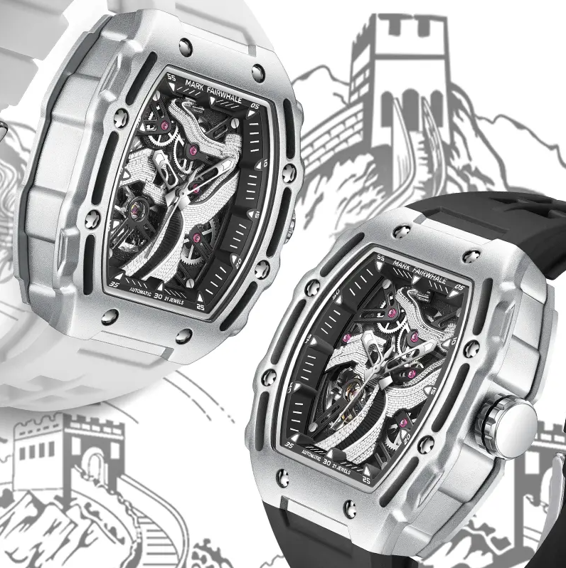 MARK Great Wall series men's automatic mechanical waterproof trendy watch