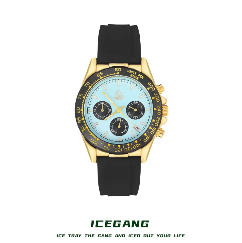 ICEGANG Caidi three-eye tape watch series