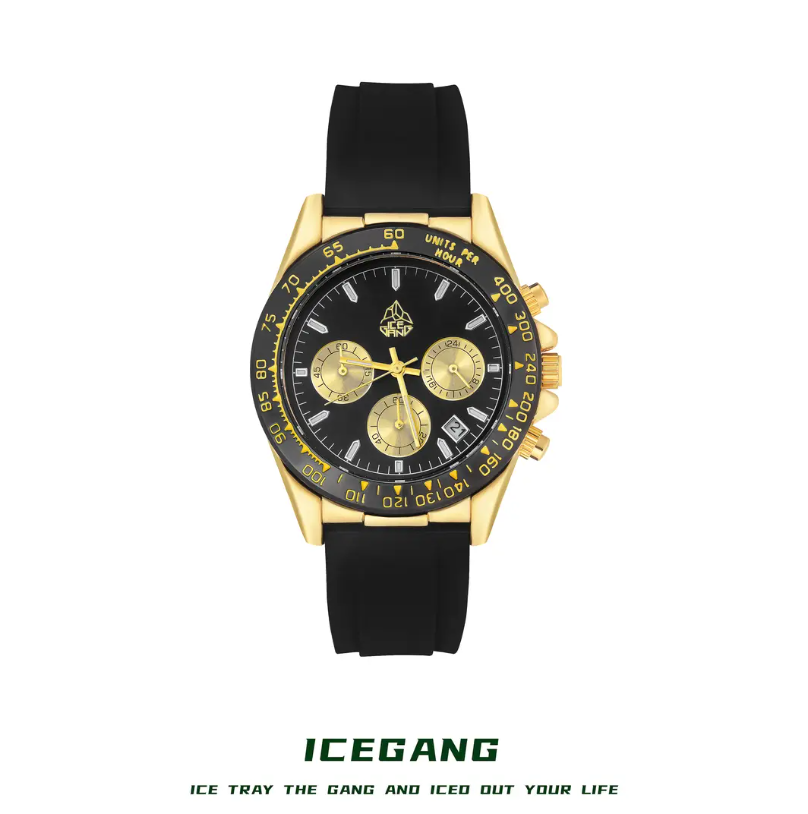 ICEGANG Caidi three-eye tape watch series