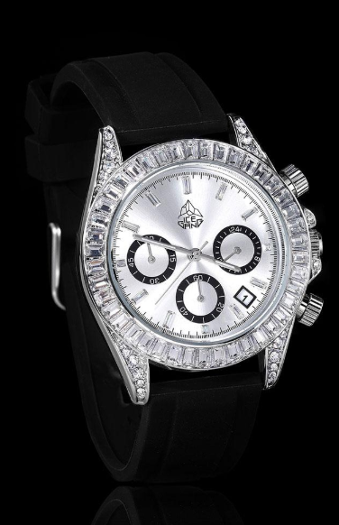ICEGANG Rock Sugar Three-Eye Series Ring Diamond Watch