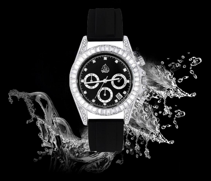 ICEGANG Rock Sugar Three-Eye Series Ring Diamond Watch