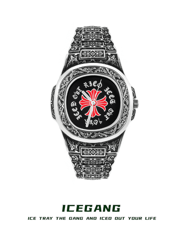 ICEGANG Baroque Style Chrome Hearts Nautilus Watch Series - icegang.us