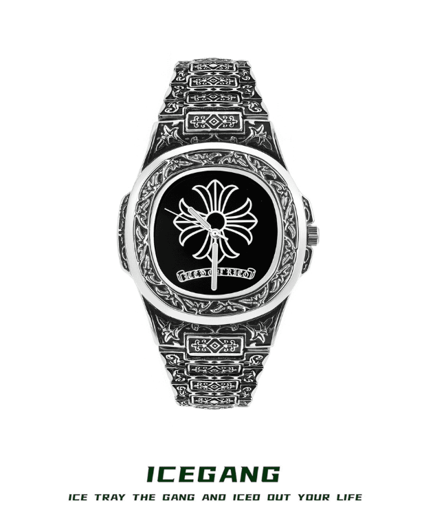 ICEGANG Baroque Style Chrome Hearts Nautilus Watch Series - icegang.us