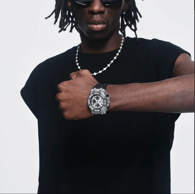 ICEGANG three - eye Fashionable diamond watches - icegang.us