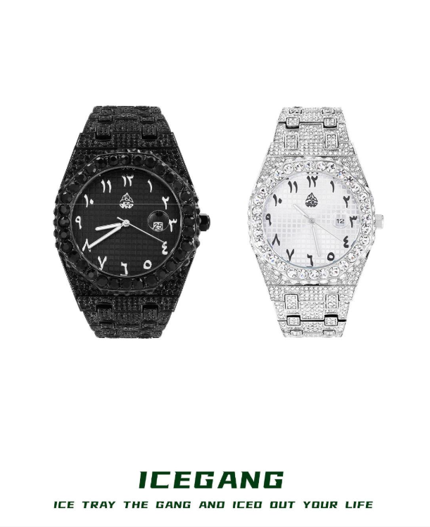 ICEGANG ster Original Hip Hop Oak Graffiti Watch