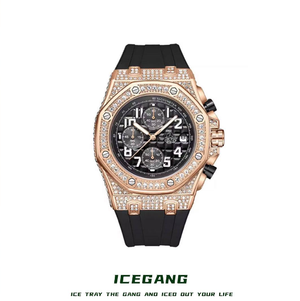 ICEGANG three-eye Fashionable diamond watches