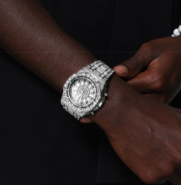 ICEGANG white kaleidoscope watch