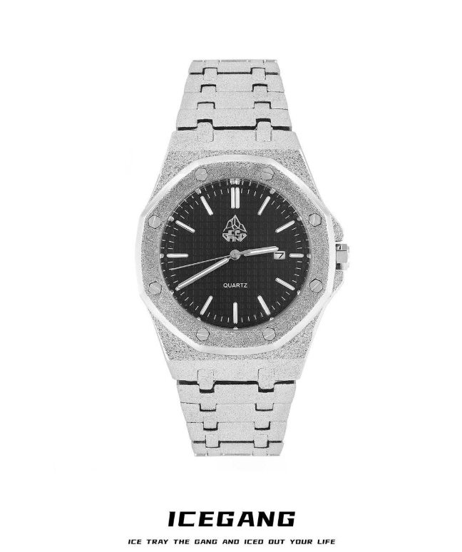 ICEGANG Waffle Frosted Gold Series Watch