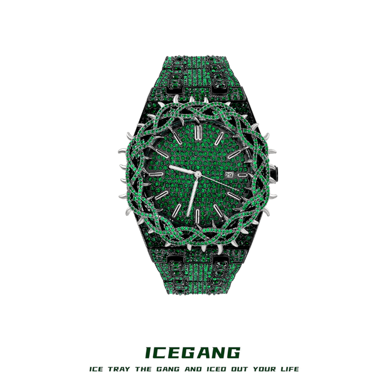 ICEGANG Thorn Series Crown Diamond Oak Watch（Limited Edition）