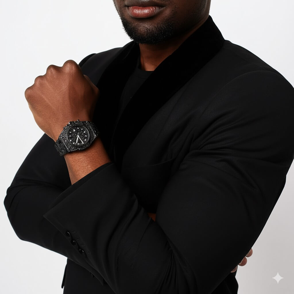 ICEGANG black kaleidoscope watch