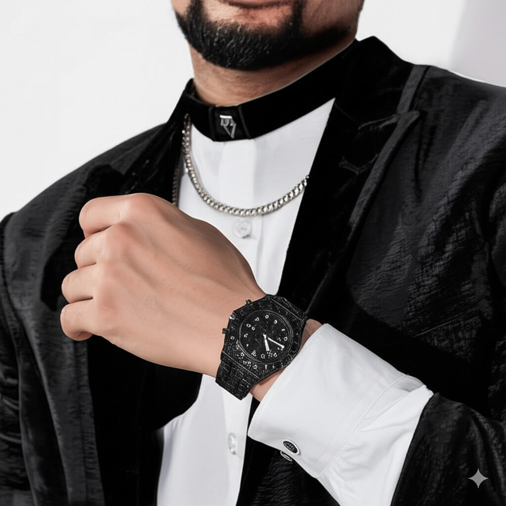 ICEGANG black kaleidoscope watch