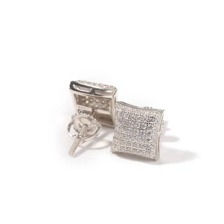 Square Stud Earrings - icegang.us