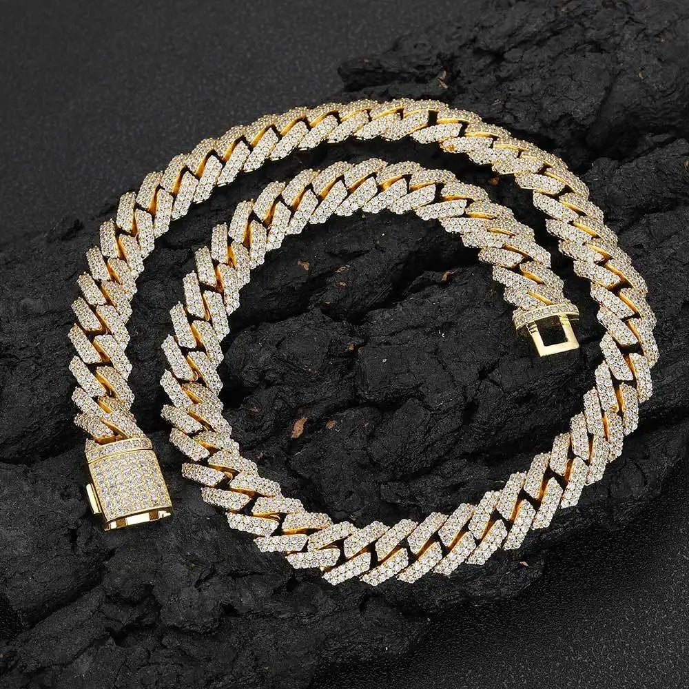 Men's Moissanite Cuban Link Chain - icegang.us
