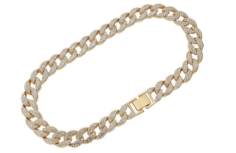 Men's Moissanite Zircon Miami Cuban Link Chain - icegang.us