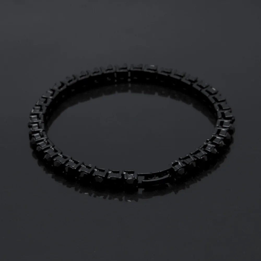 Men's Black Moissanite Tennis Bracelet - icegang.us