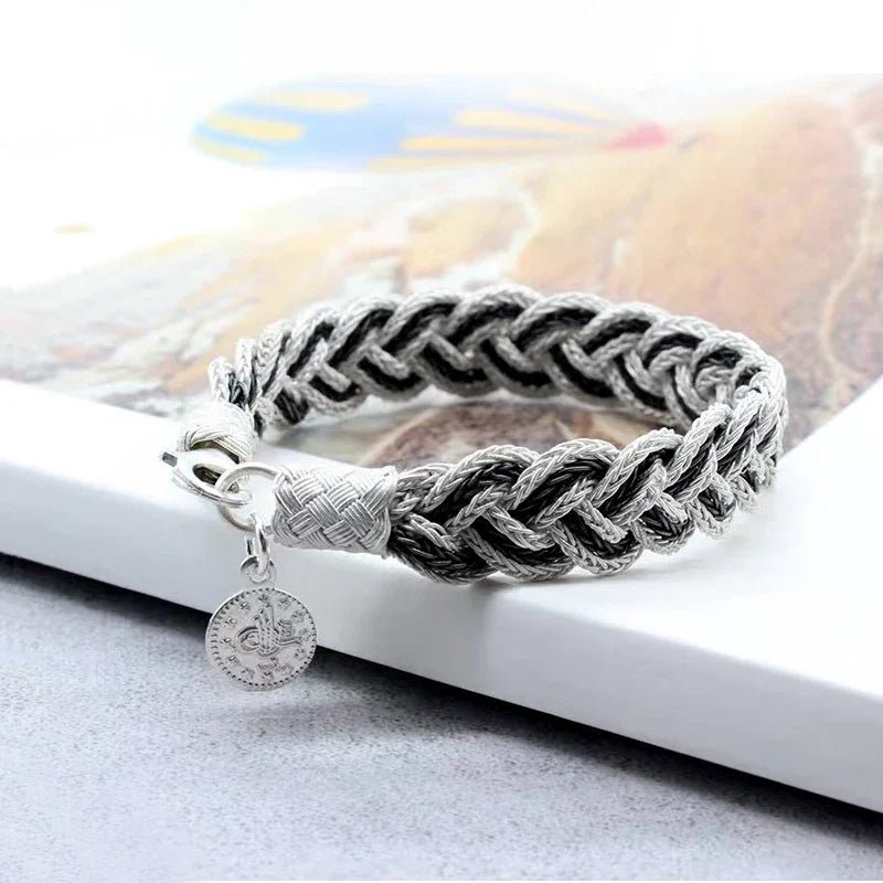 Unisex Handmade Woven Charm Bracelet - icegang.us
