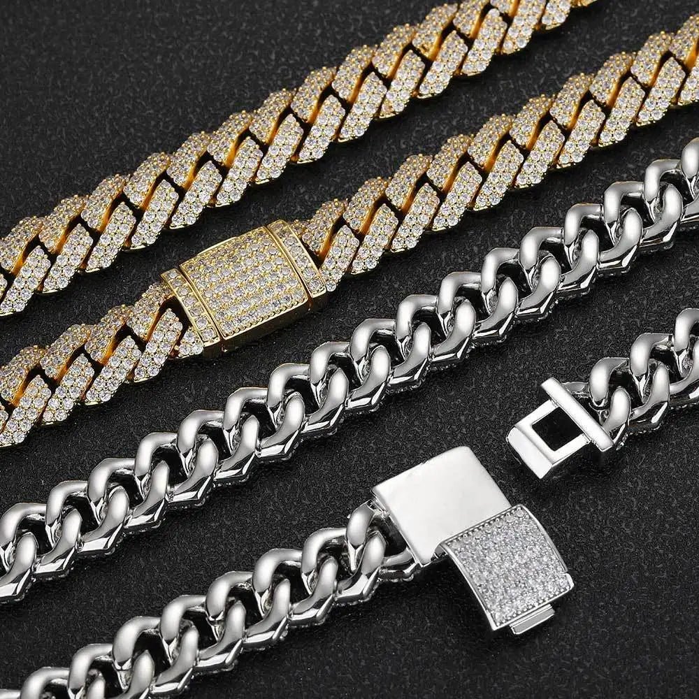 Men's Moissanite Cuban Link Chain - icegang.us