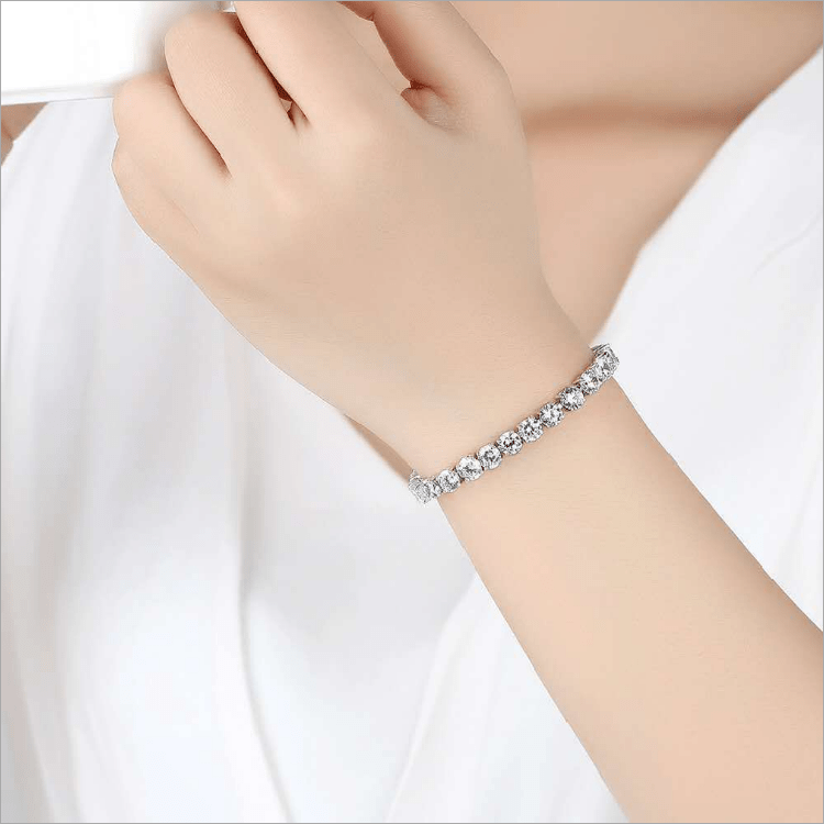 Men's Moissanite Tennis Bracelet - icegang.us