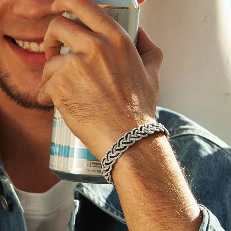 Unisex Handmade Woven Charm Bracelet - icegang.us