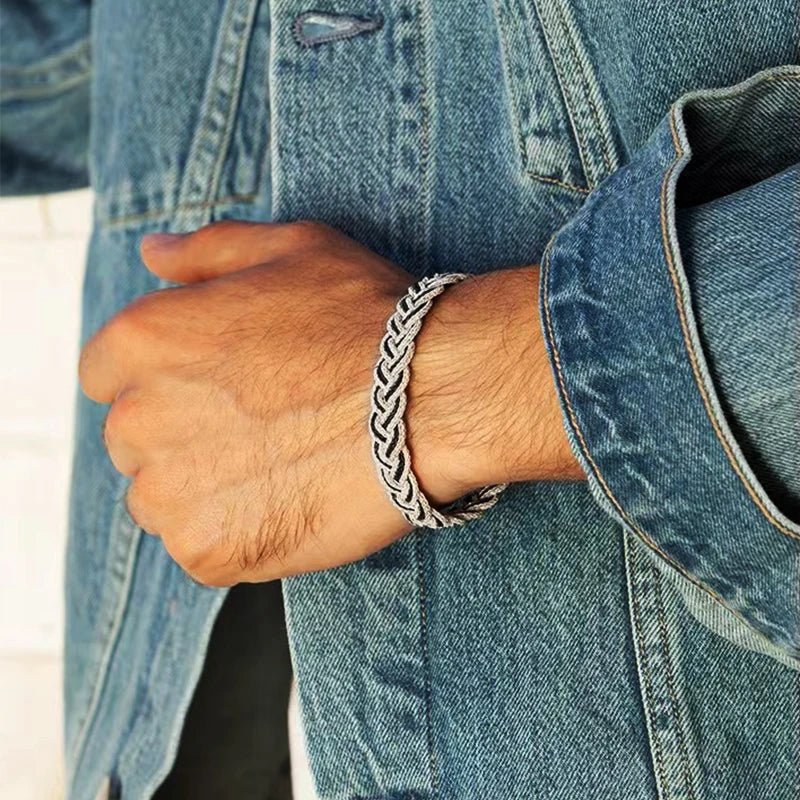 Unisex Handmade Woven Charm Bracelet - icegang.us