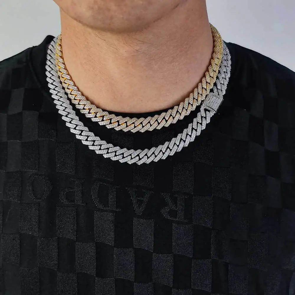 Men's Moissanite Cuban Link Chain - icegang.us