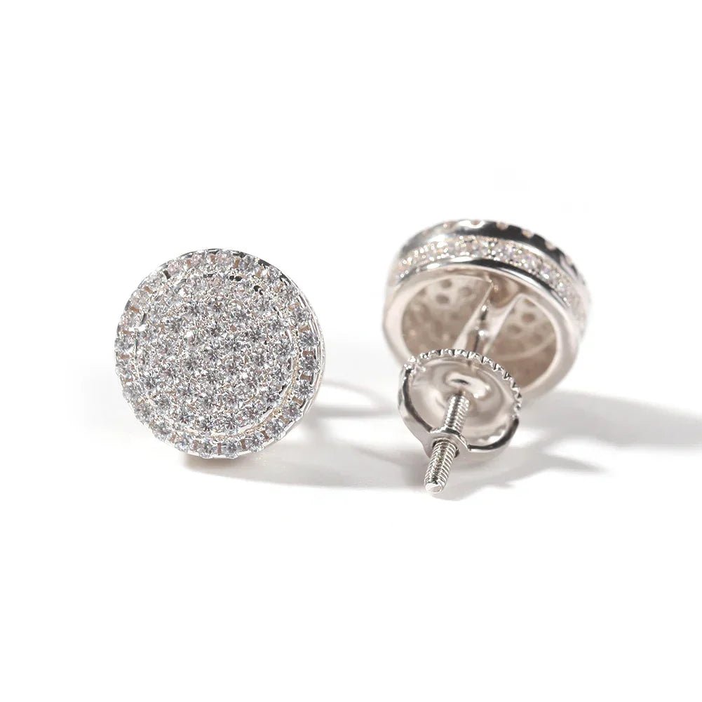 Men's Gold Moissanite Stud Earrings - icegang.us