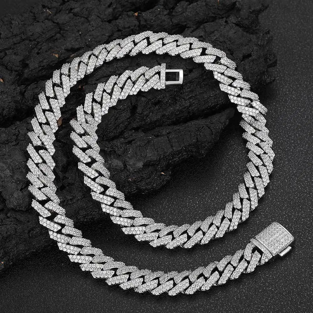 Men's Moissanite Cuban Link Chain - icegang.us