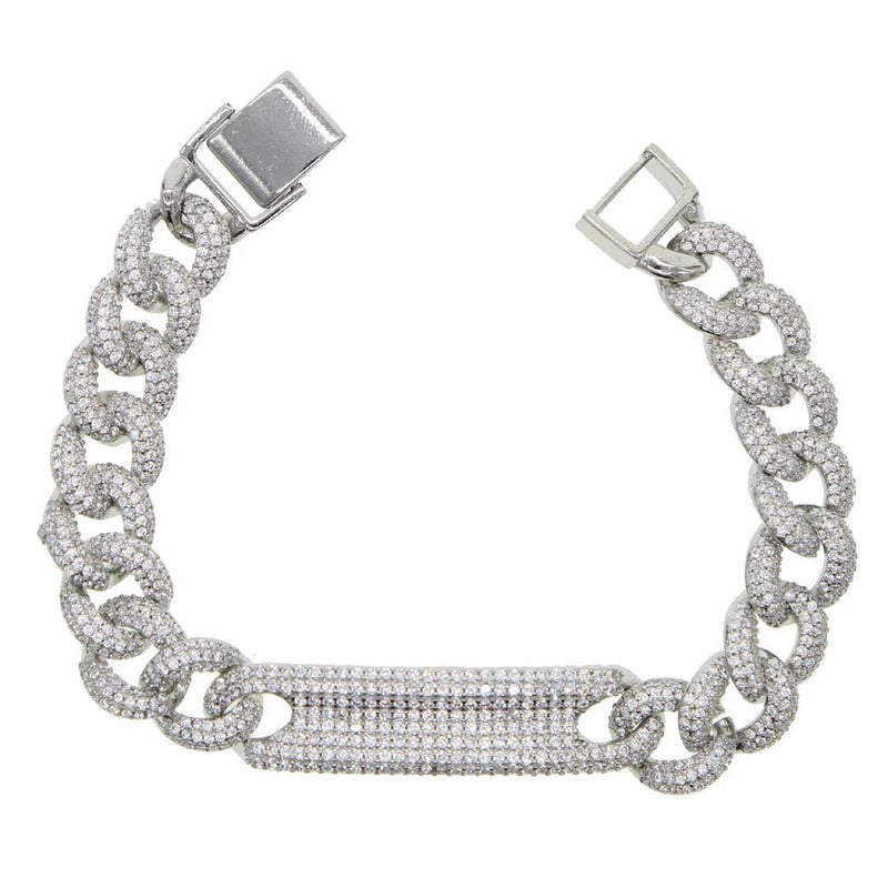 Men's Moissanite Micro Pave Cuban Link Bracelet - icegang.us