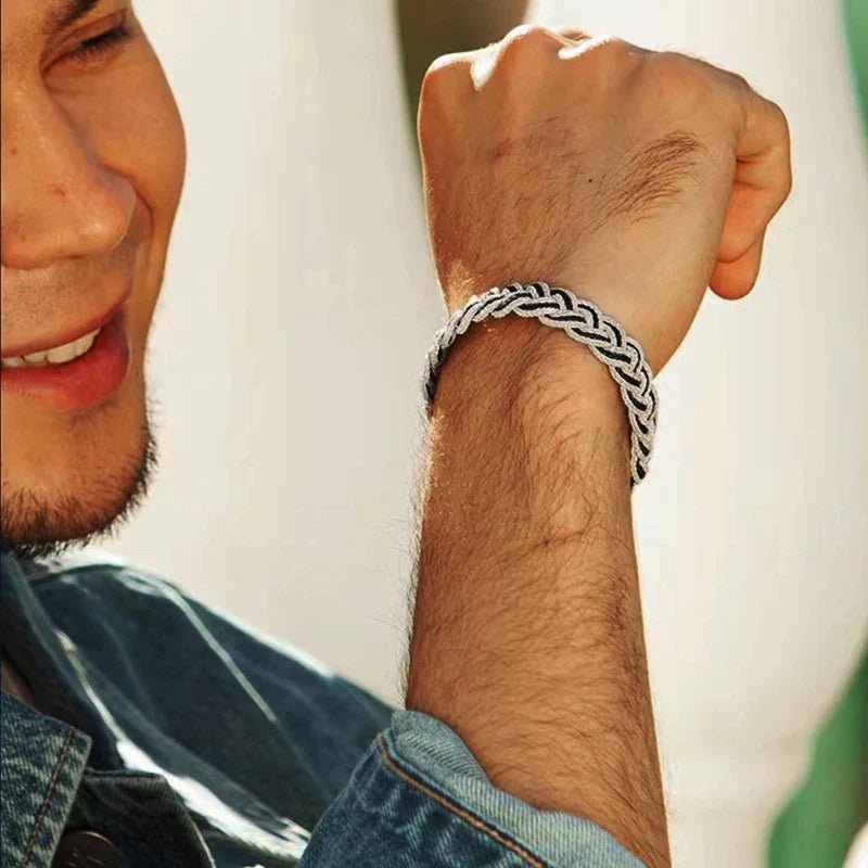 Unisex Handmade Woven Charm Bracelet - icegang.us