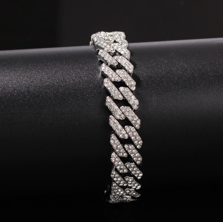 Men's Moissanite Cuban Link Bracelet - icegang.us