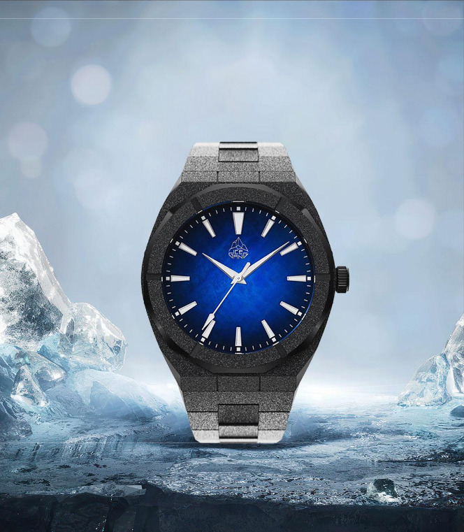 ICEGANG original Stardust series black ocean star watch