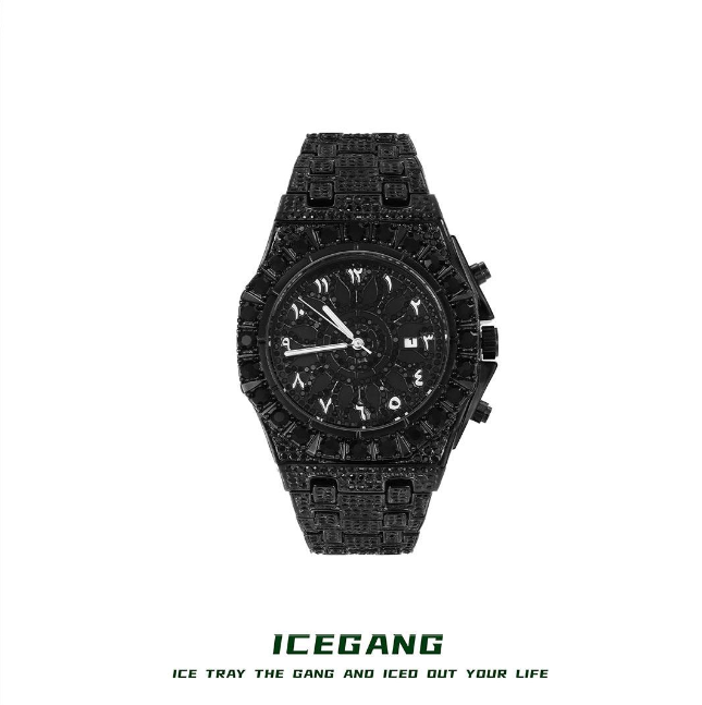 ICEGANG black kaleidoscope watch
