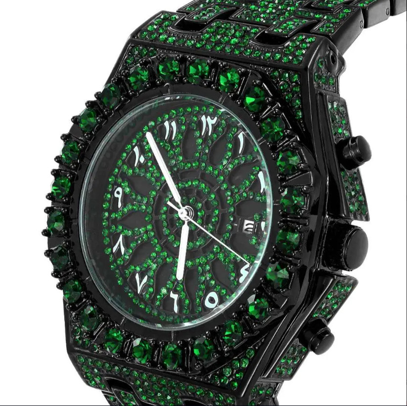 ICEGANG green kaleidoscope watch