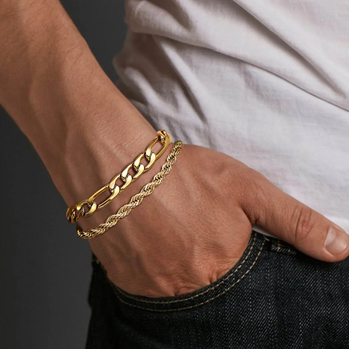 Men's Cuban Twist Rope Bracelet - icegang.us