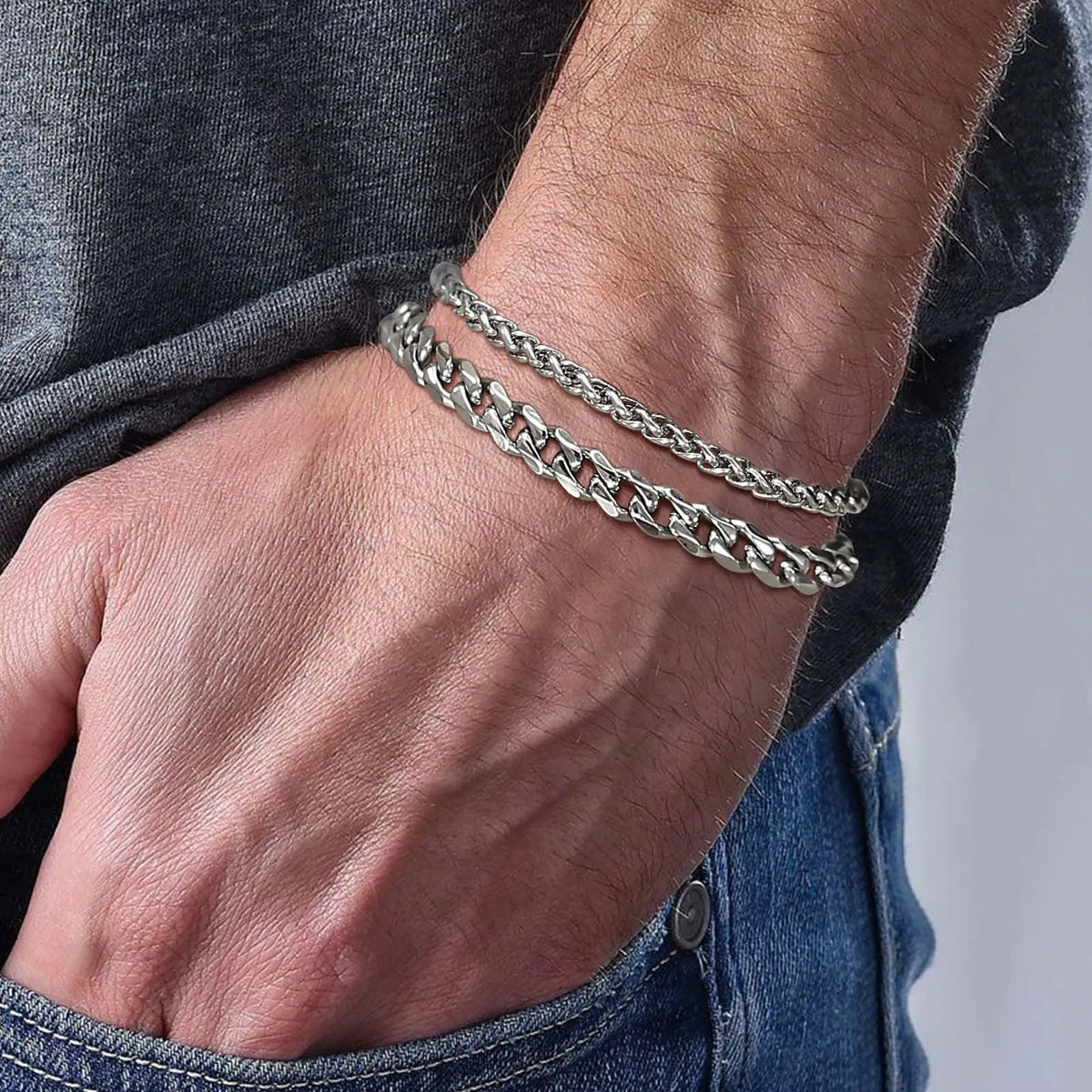 Men's Cuban Twist Rope Bracelet - icegang.us